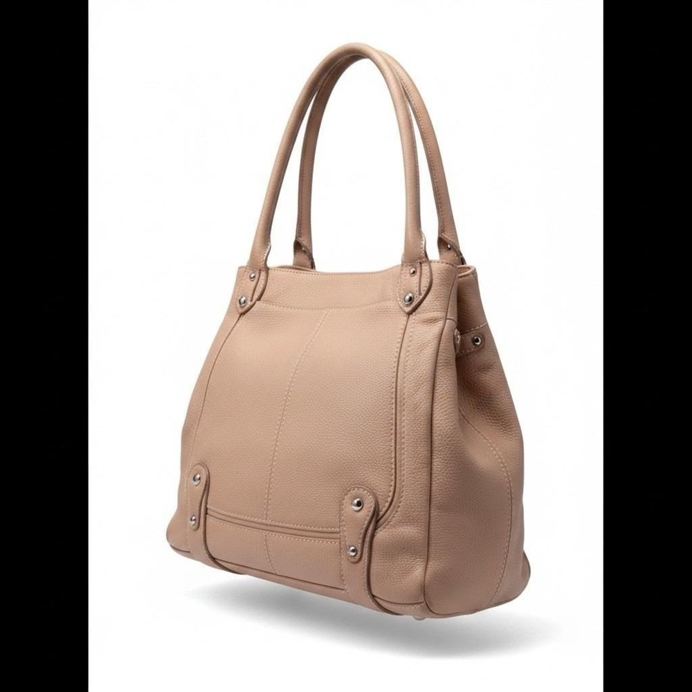 Sophia Carpinelli Y2K Faux Leather Tan Hobo Satchel Classic Chic